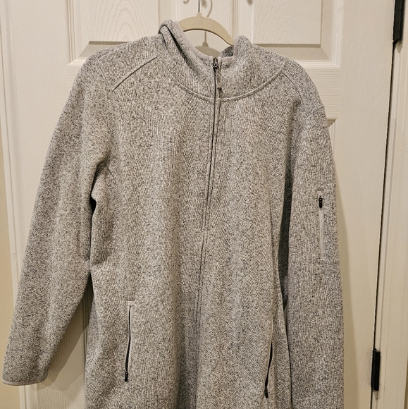 Women's L.L. Bean Sweater Fleece Coat - Picture 1 of 5